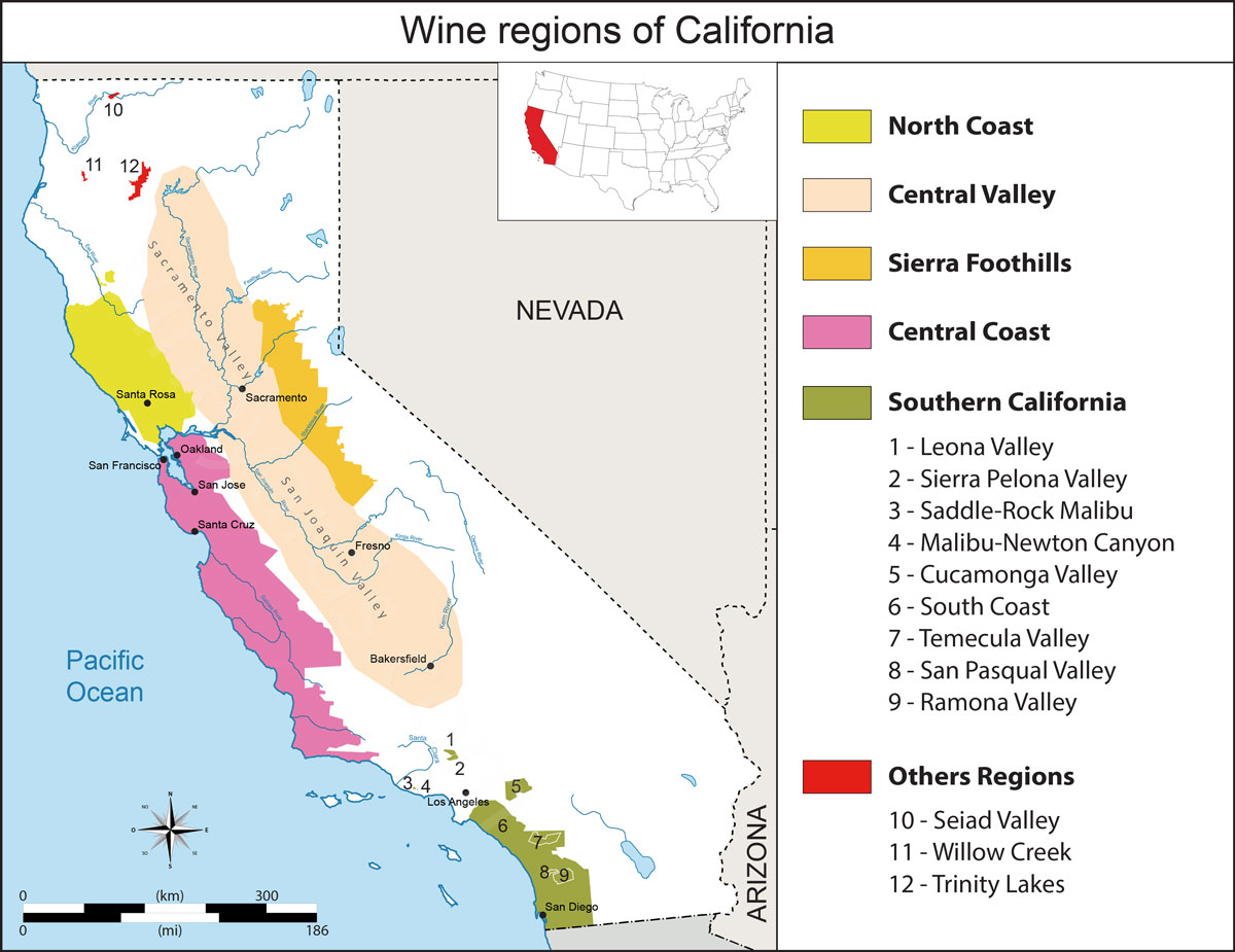 Vùng làm vang California