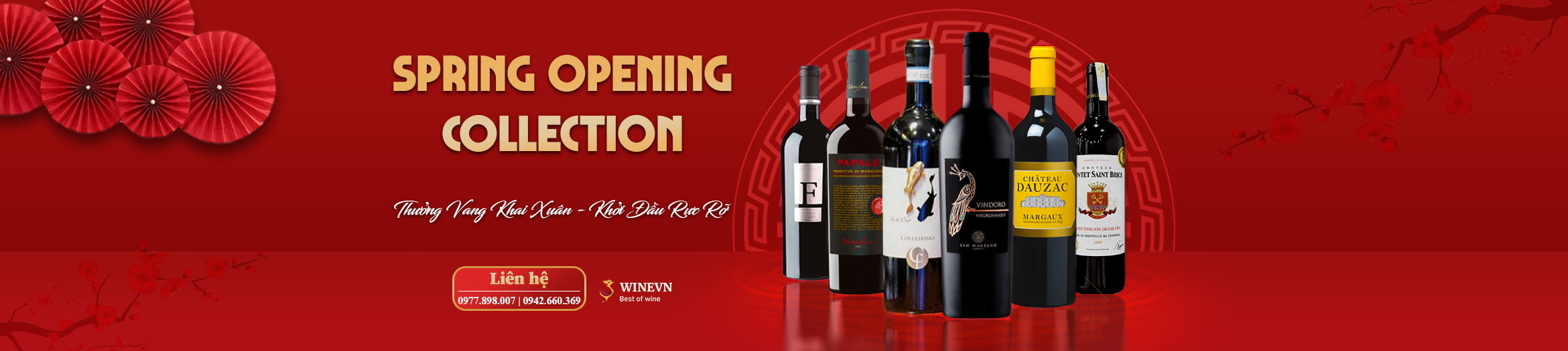 Rượu vang khai xuân