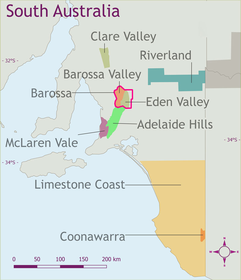 vùng Barossa Valley