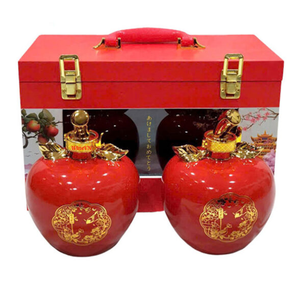 Cặp Rượu Whisky Trái Táo Đỏ Nhật Bản