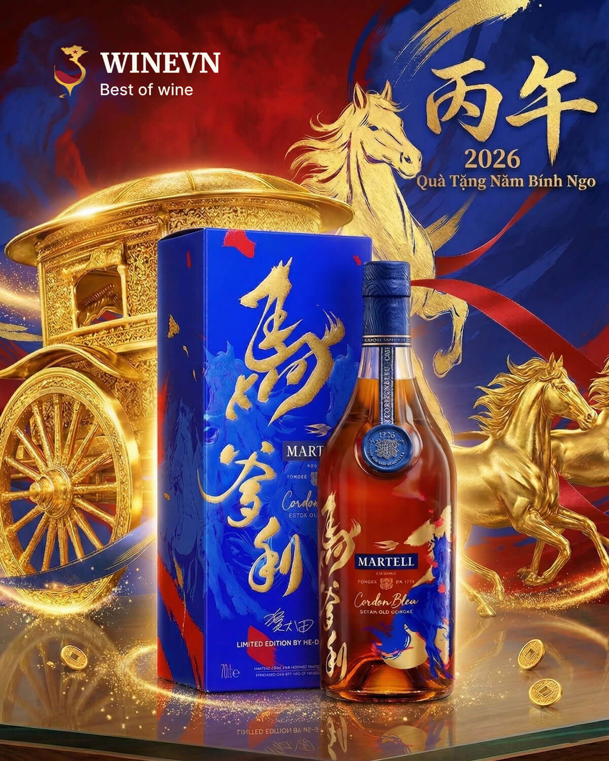 Rượu Martell Cordon Bleu 2026