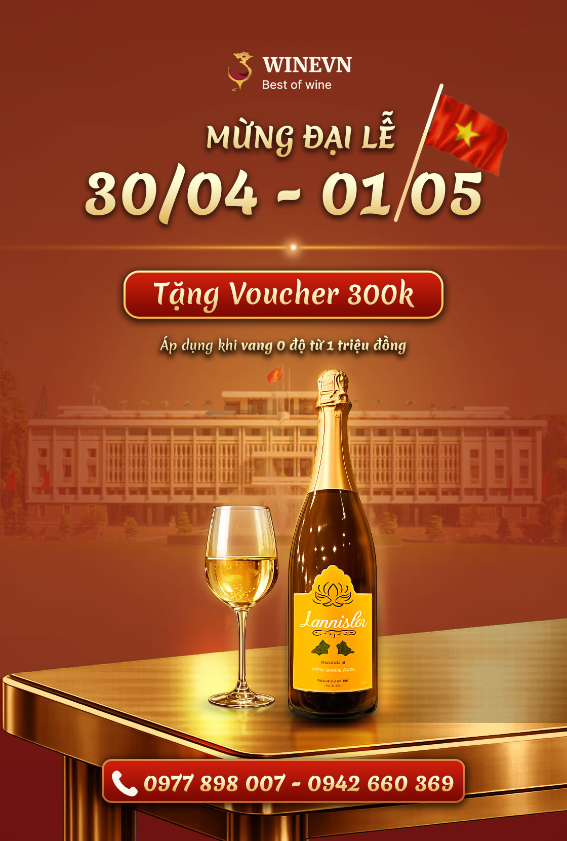 Chương trình ưu đãi dịp Lễ 30/4 - 1/5