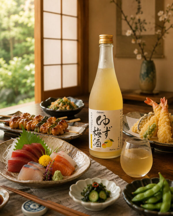 Ozeki Umeshu Nakano Yuzu Vị Chanh