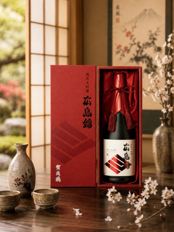 Rượu Sake Kamotsuru Junmaishu Hiroshima Nishiki
