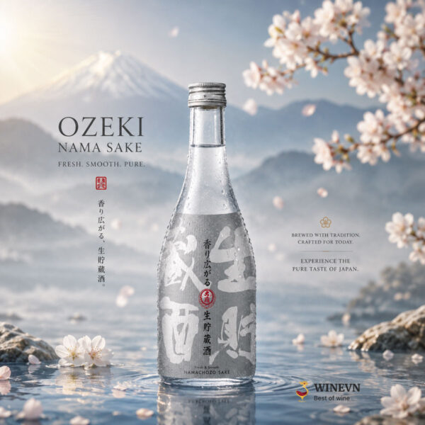 rượu Sake Ozeki Namachozo