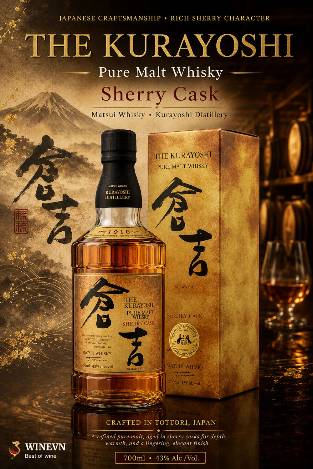 Matsui Pure Malt Kurayoshi Sherry Cask