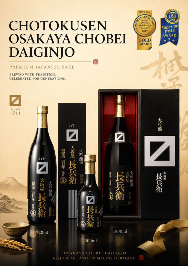 Sake Chotokusen Osakaya Chobei Daiginjo
