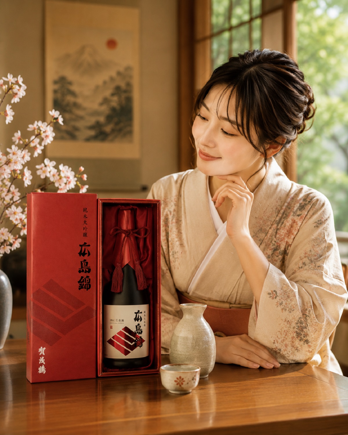 rượu Kamotsuru Sake