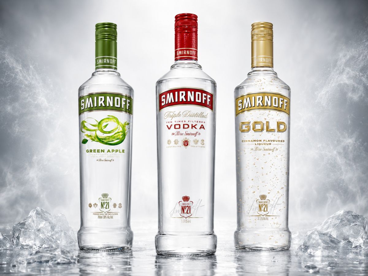 Các dòng Smirnoff Vodka 
