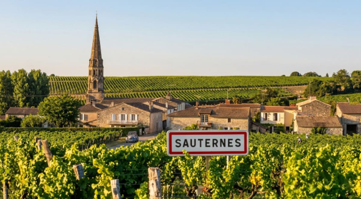 điều kiện tự nhiên vùng  Sauternes