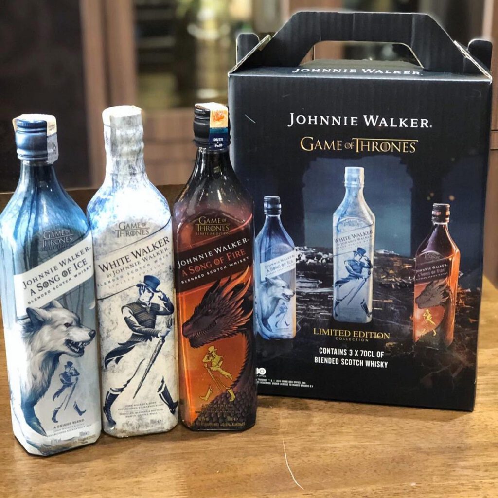 Bộ sưu tập Johnnie Walker Game of Thrones