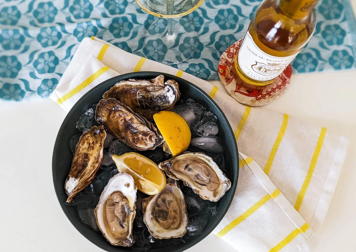 Rượu vang Sauternes uống với món gì
