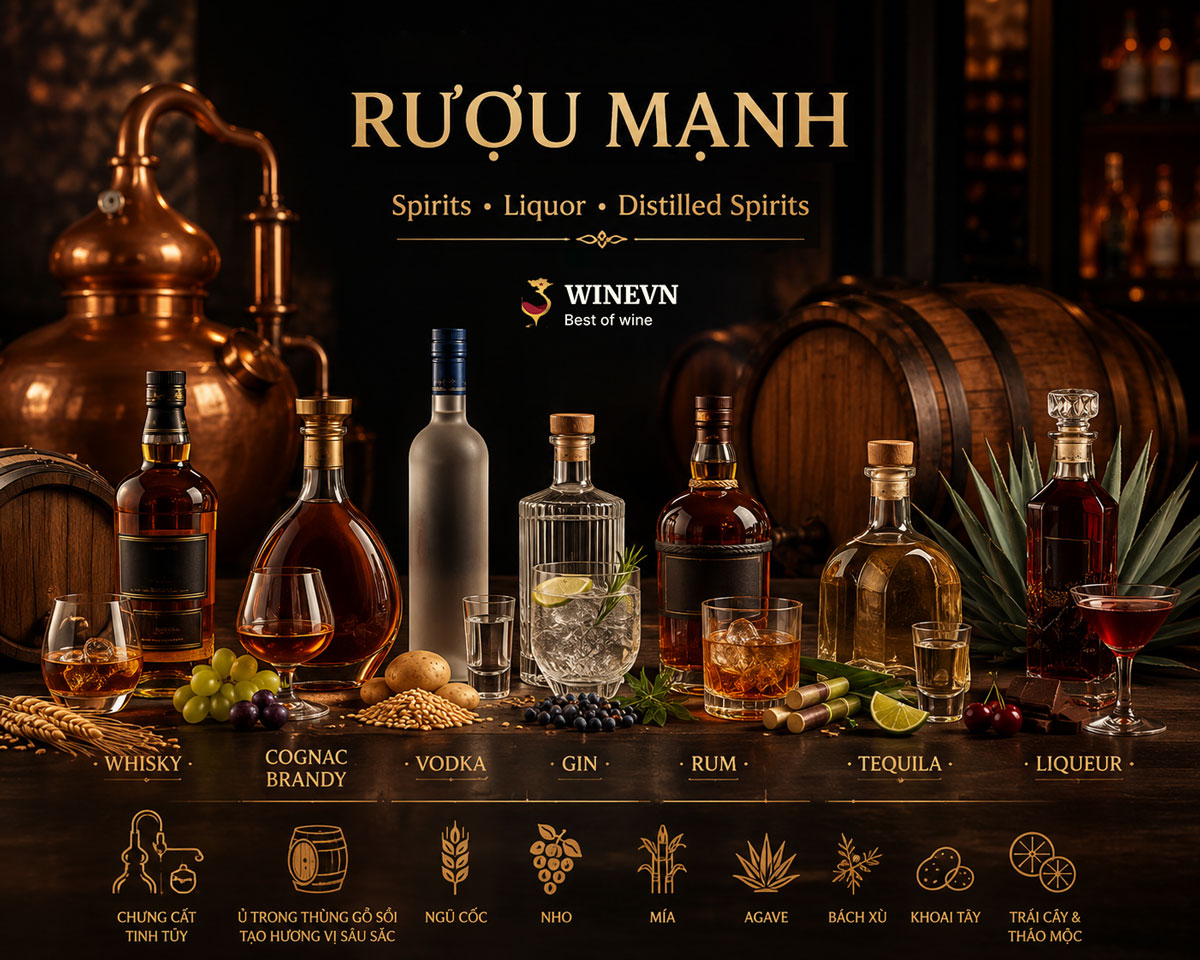 Rượu mạnh là gì