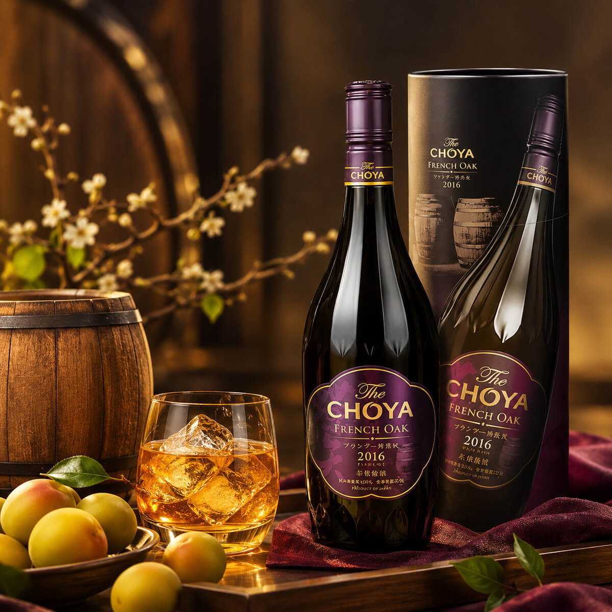 Rượu Mơ The Choya French Oak