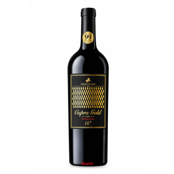 Rượu Vang Capra Gold Primitivo 16 độ