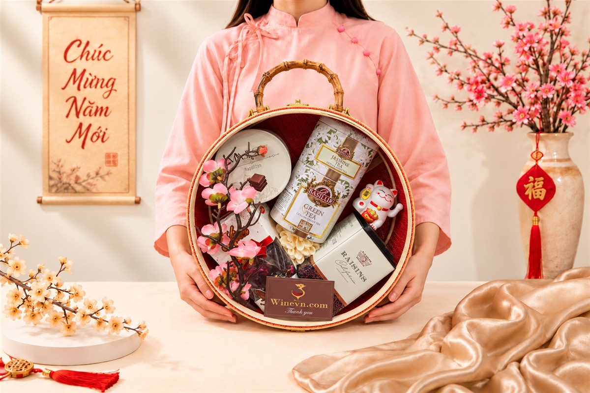 Giỏ quà Tết GQT2714