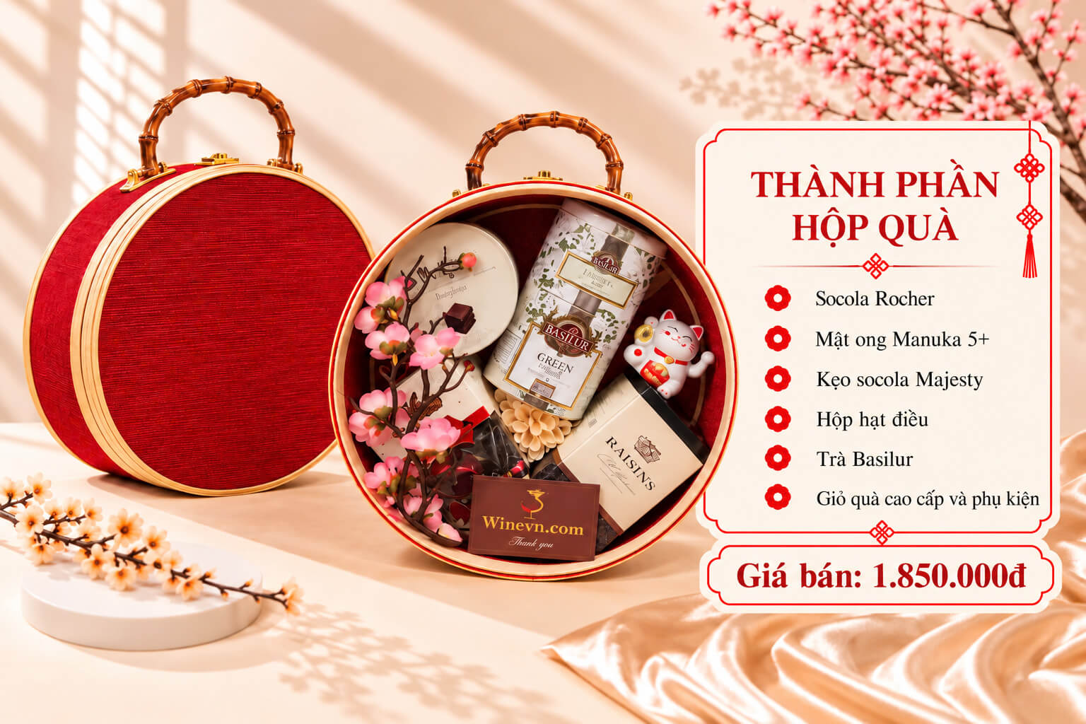 Giỏ quà Tết Đoàn Viên GQT2714