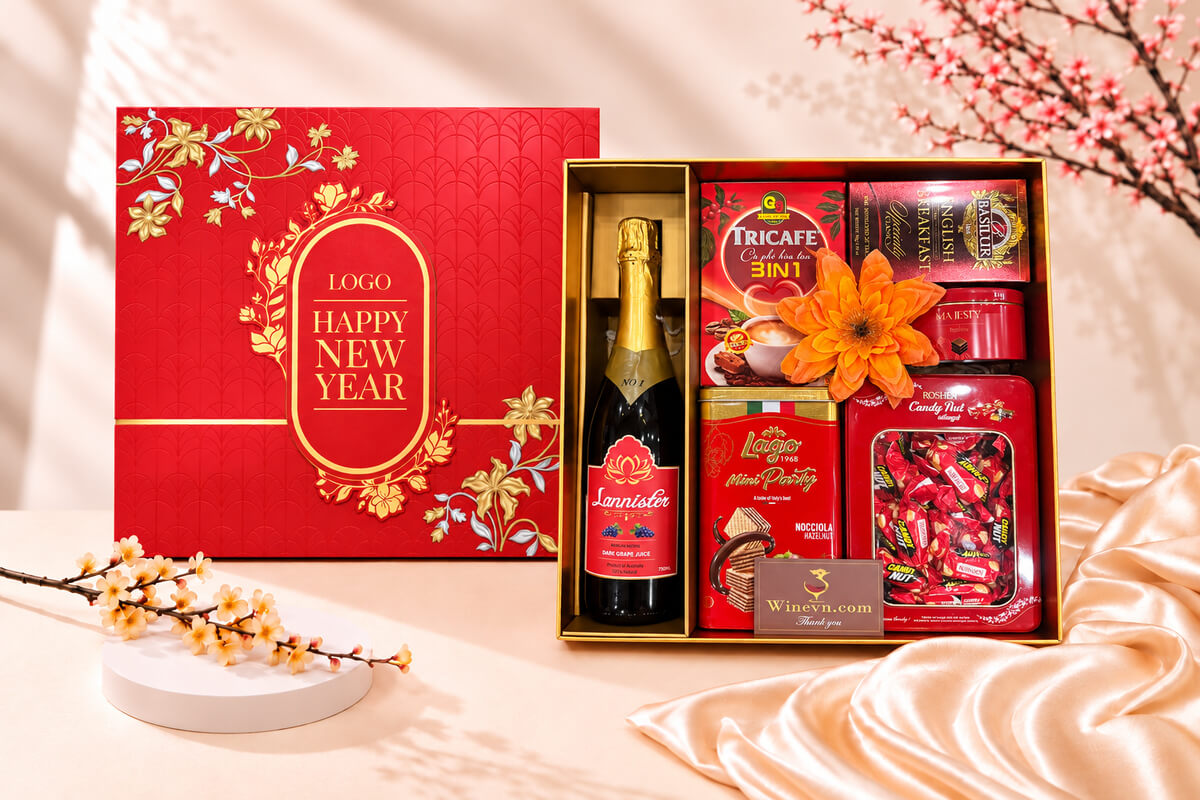 Hộp Quà Tết Happy New Year HQT2721