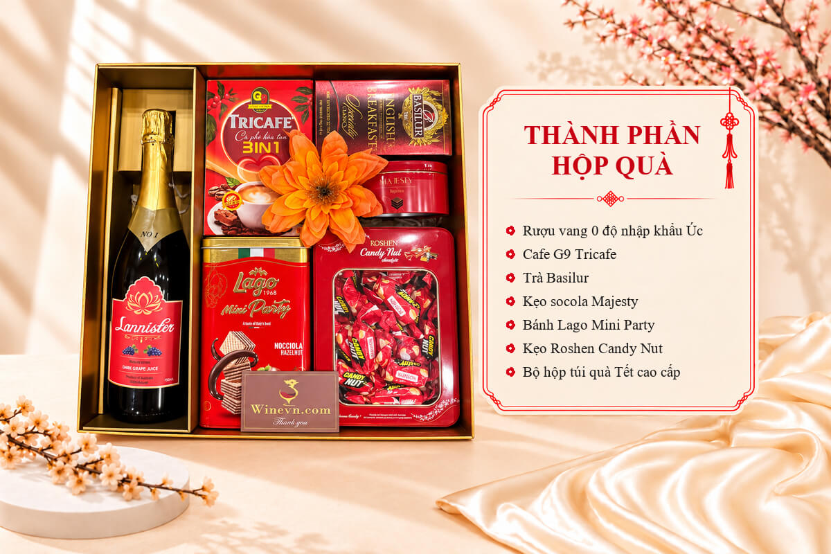 Hộp Quà Tết Happy New Year HQT2721