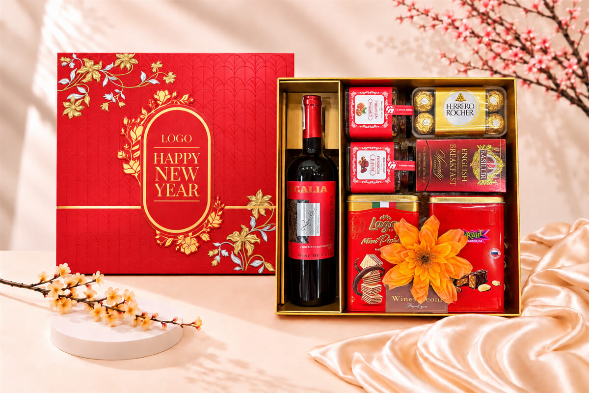 Hộp Quà Tết Happy New Year HQT2723