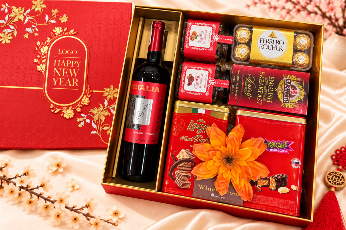Hộp Quà Tết Happy New Year HQT2723