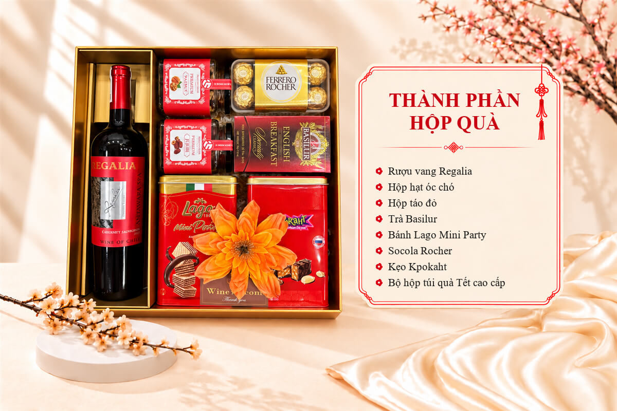 Hộp Quà Tết Happy New Year HQT2723