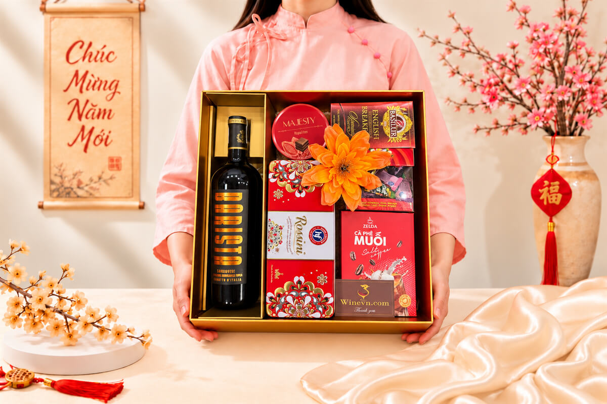 Hộp Quà Tết Happy New Year HQT2728