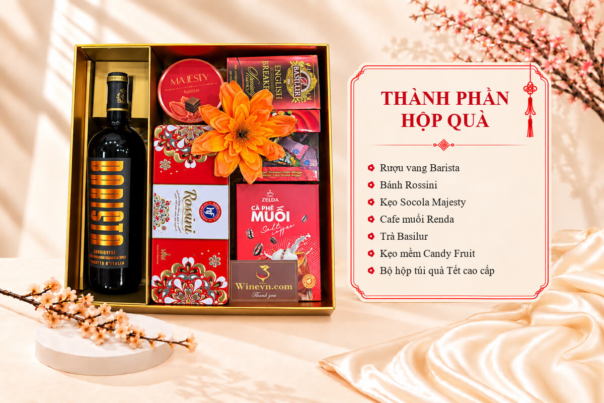 Hộp Quà Tết Happy New Year HQT2728