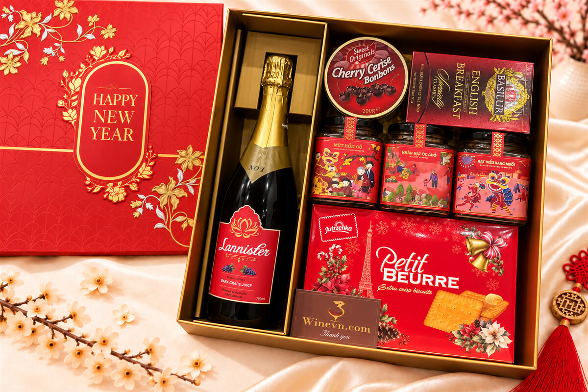 Hộp Quà Tết Happy New Year HQT2732