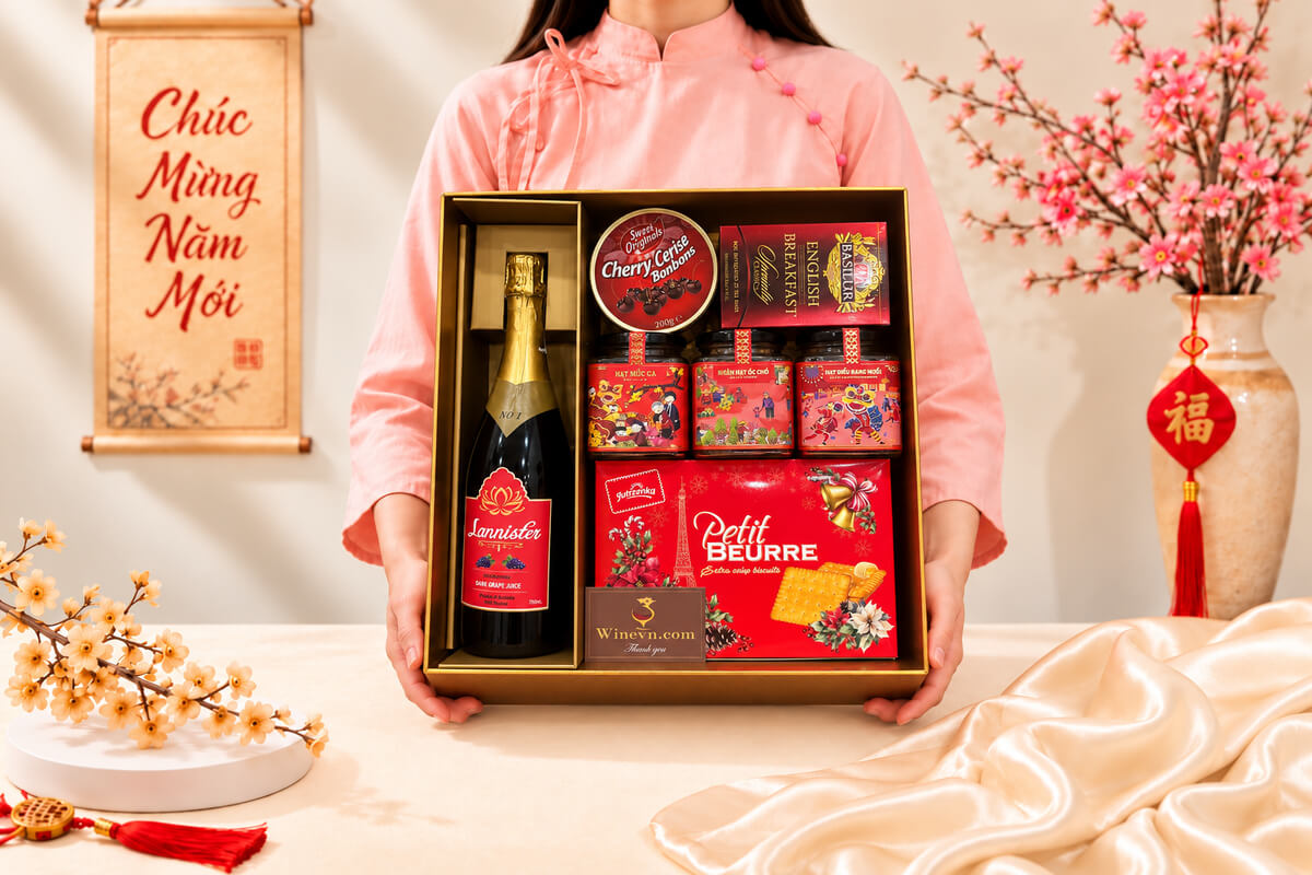 Hộp Quà Tết Happy New Year HQT2732