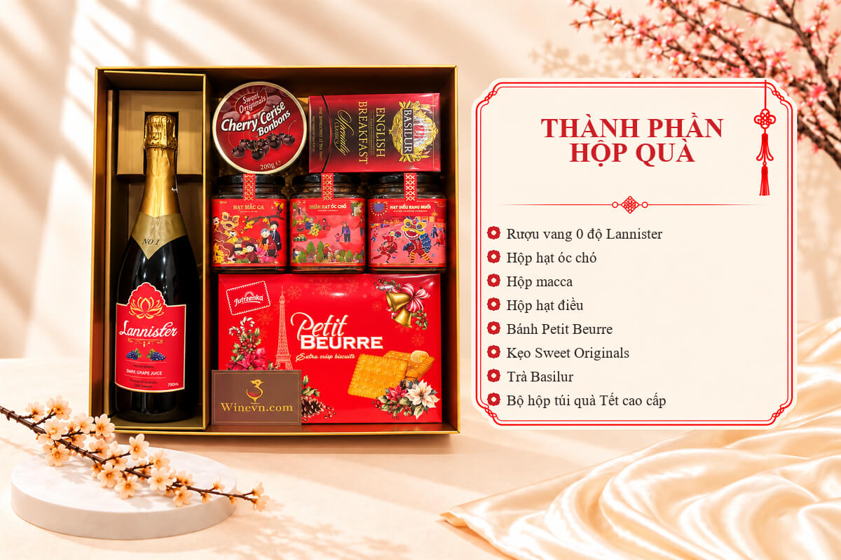 Hộp Quà Tết Happy New Year HQT2732