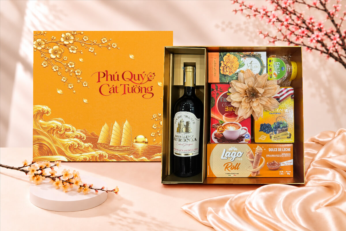 Hộp Quà Tết Phú Quý Cát Tường HQT2744