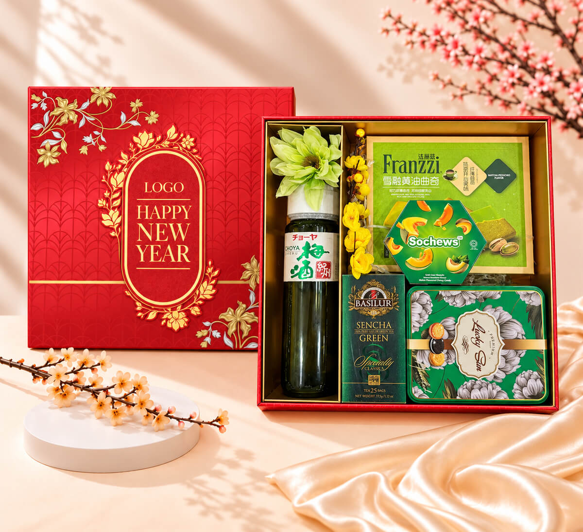 Hộp Quà Tết Happy New Year HQT2750