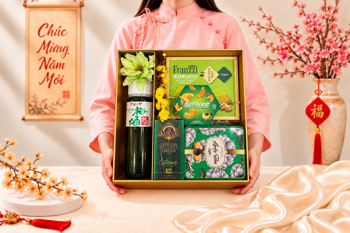 Hộp Quà Tết Happy New Year HQT2750