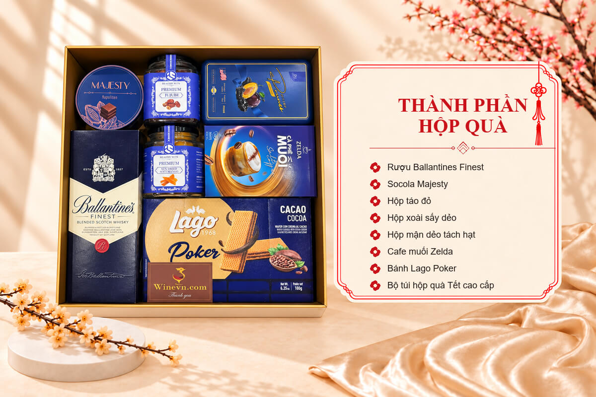 Hộp Quà Tết Lộc Biếc Nghinh Xuân HQT2777