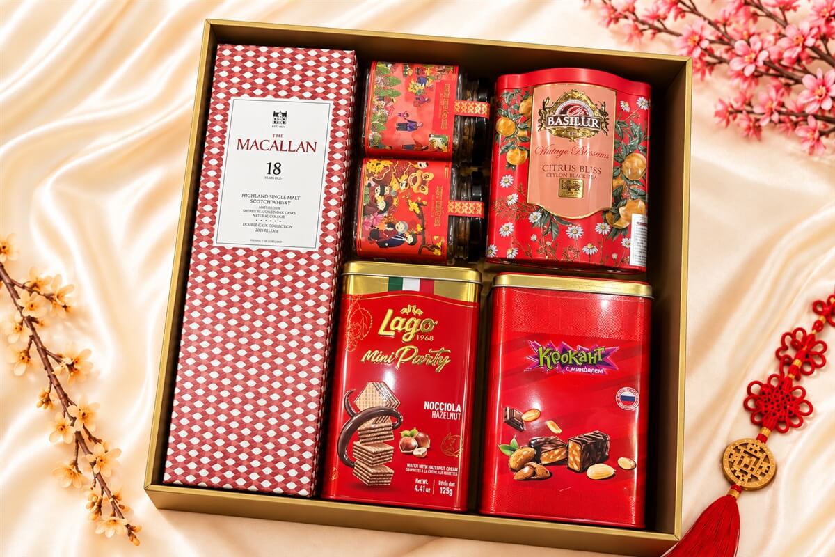 Hộp Quà Tết Happy New Year HQT2779