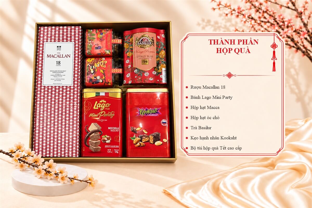 Hộp Quà Tết Happy New Year HQT2779