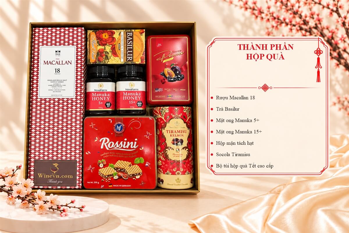 Hộp Quà Tết Happy New Year HQT2780