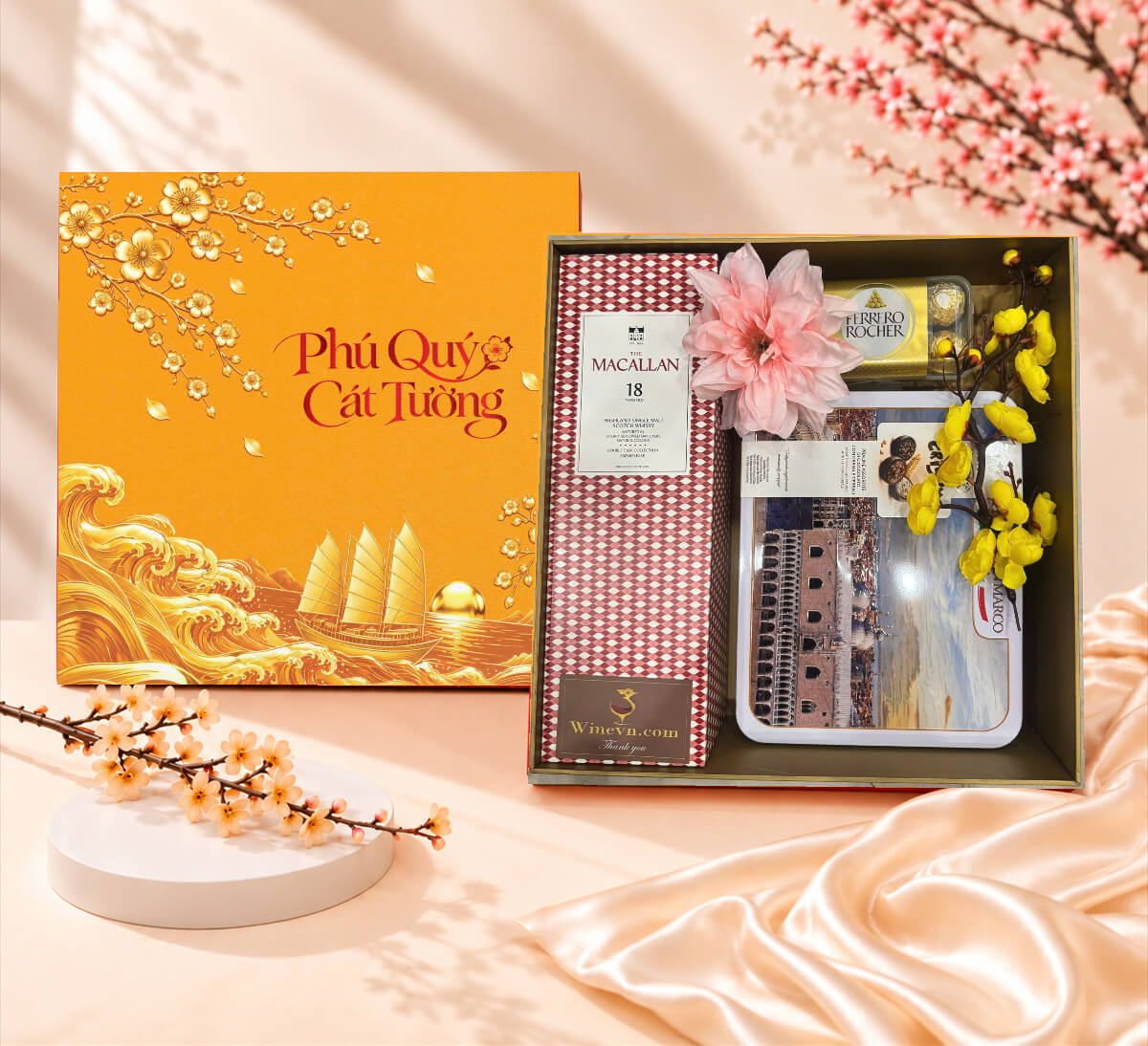 Hộp Quà Tết Phú Quý Cát Tường HQT2781