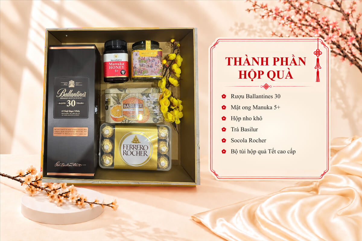 Hộp Quà Tết Phú Quý Cát Tường HQT2782