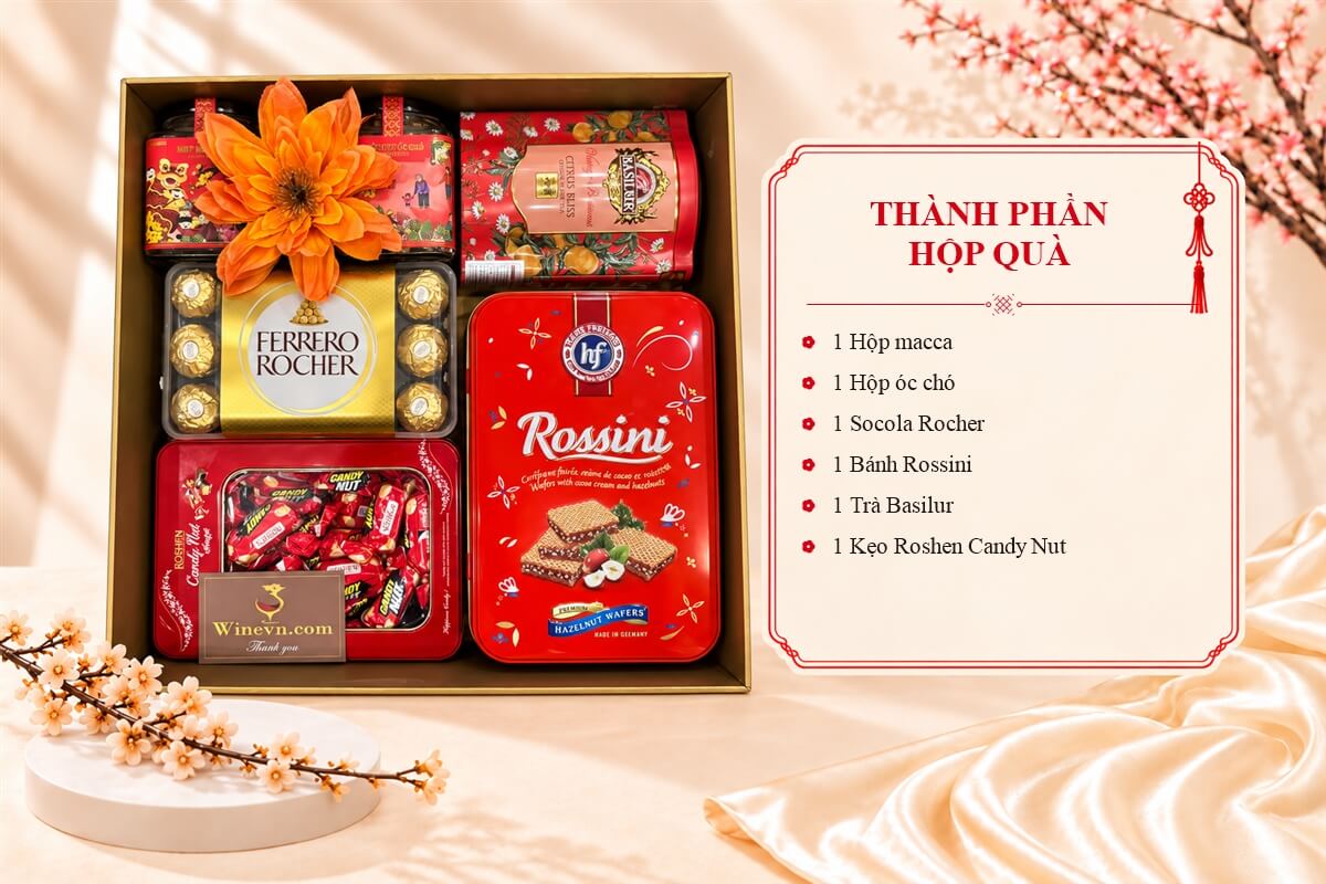 Hộp Quà Tết Happy New Year HQT2783