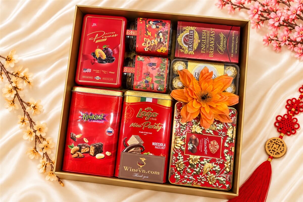 Hộp Quà Tết Happy New Year HQT2785