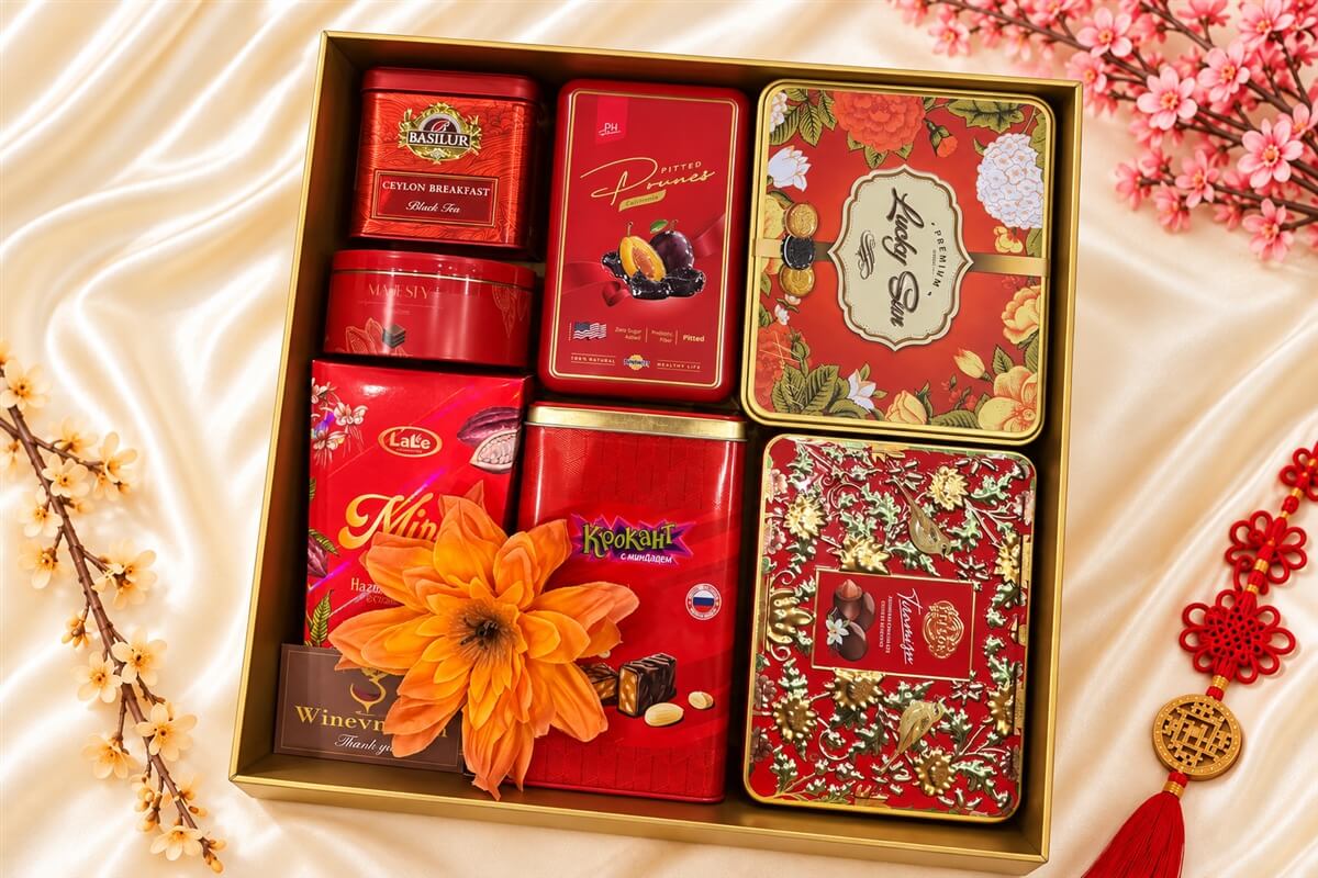 Hộp Quà Tết Happy New Year HQT2787