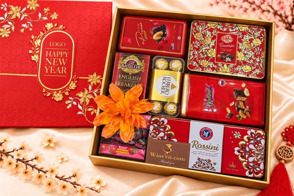 Hộp Quà Tết Happy New Year HQT2788