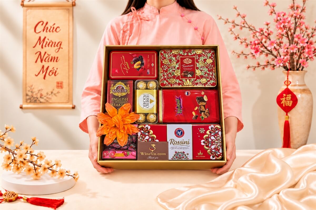 Hộp Quà Tết Happy New Year HQT2788