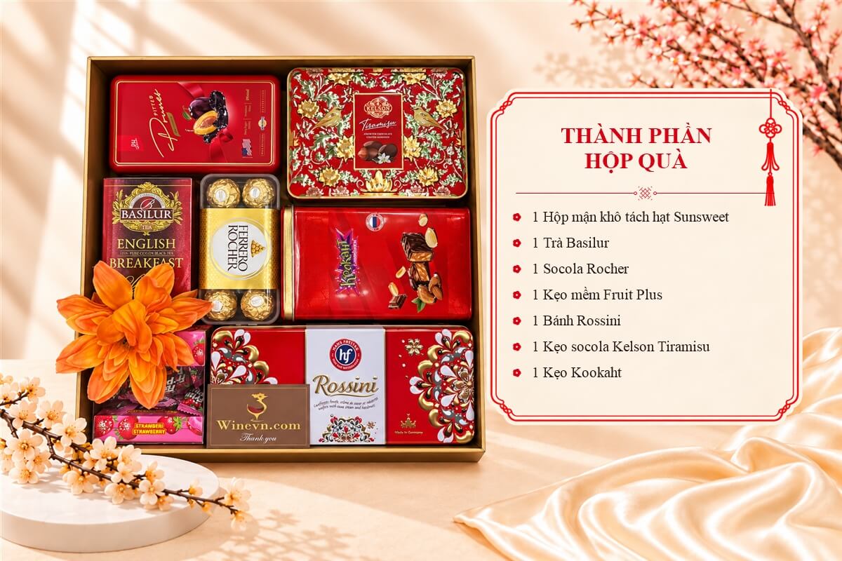 Hộp Quà Tết Happy New Year HQT2788