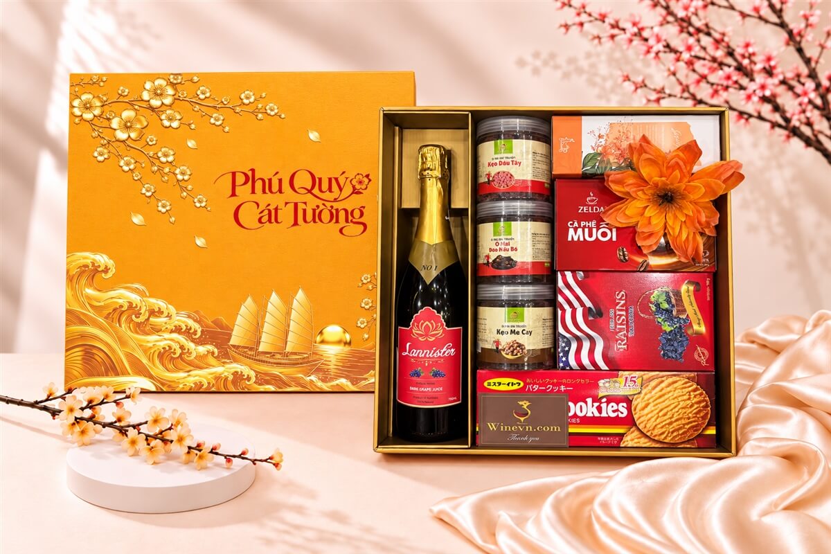 Hộp Quà Tết Phú Quý Cát Tường HQT2789