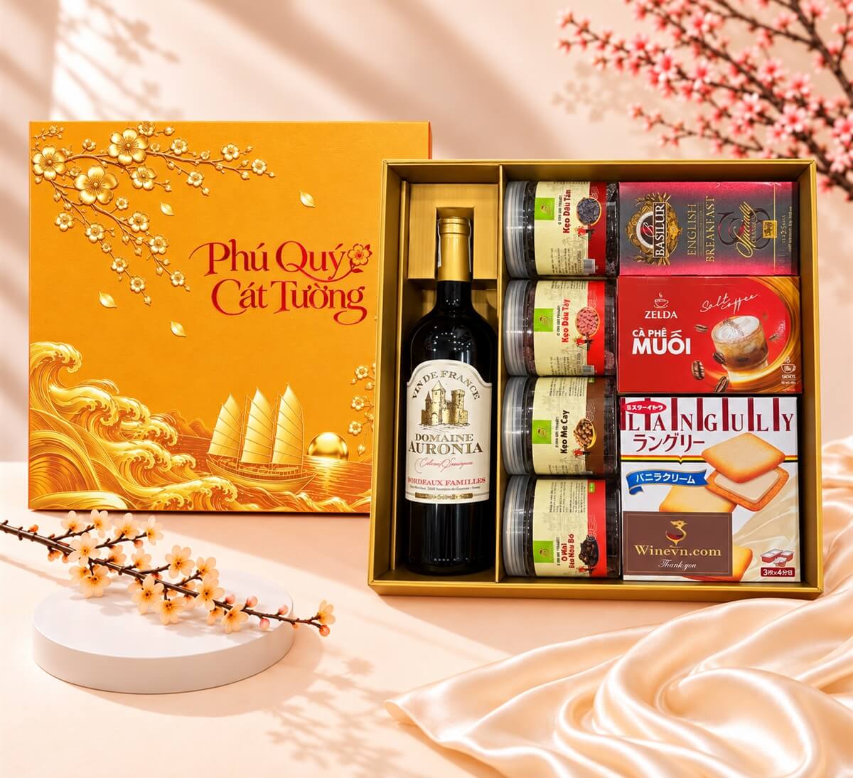 Hộp Quà Tết Phú Quý Cát Tường HQT2791