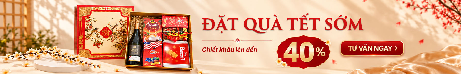 Banner đặt quà Tết sớm